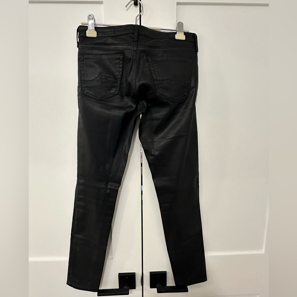 AG Coated Black Legging Ankle Jeans - Picture 4 of 6